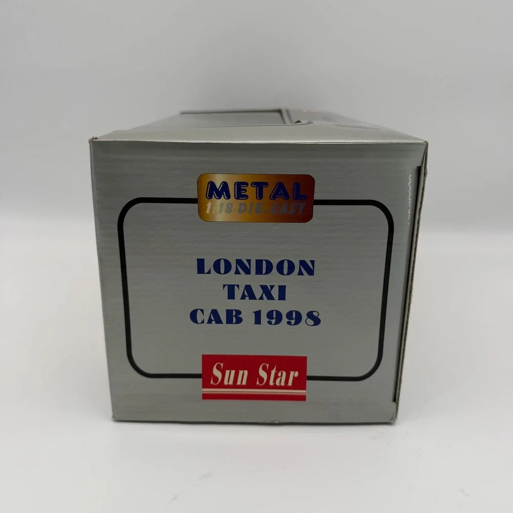 SUN STAR London Taxi Cab 1998 Diecast Model Car 1:18